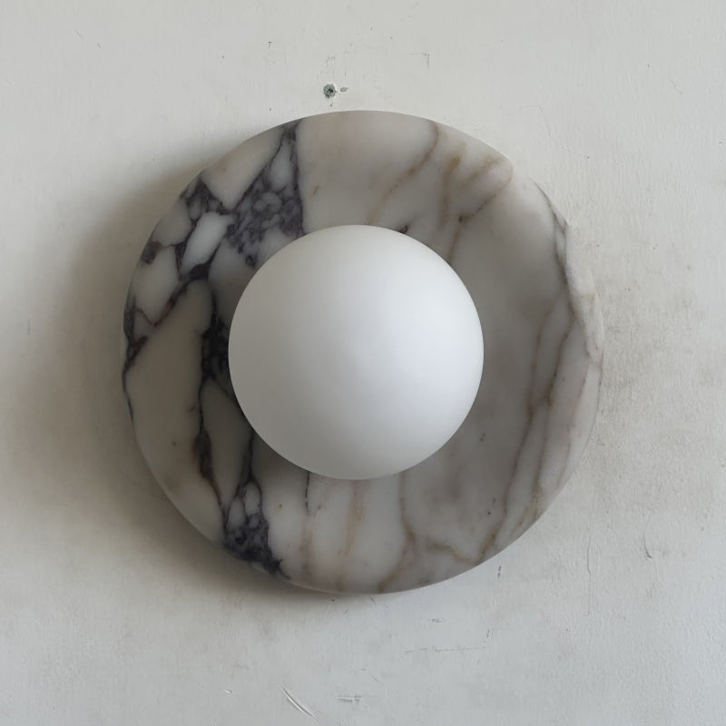 Solene Purple Marble Wall Sconce
