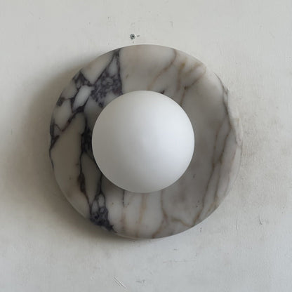Solene Purple Marble Wall Sconce