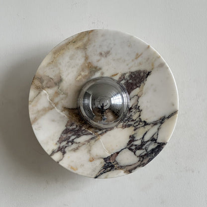 Isolde Round Marble Sconce