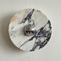 Isolde Round Marble Wall Sconce
