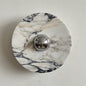 Isolde Round Marble Wall Sconce