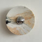 Isolde Round Marble Wall Sconce