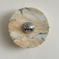 Isolde Round Marble Wall Sconce