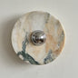 Isolde Round Marble Wall Sconce