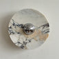 Isolde Round Marble Wall Sconce