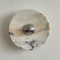 Isolde Round Marble Wall Sconce