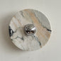 Isolde Round Marble Wall Sconce