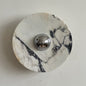 Isolde Round Marble Wall Sconce