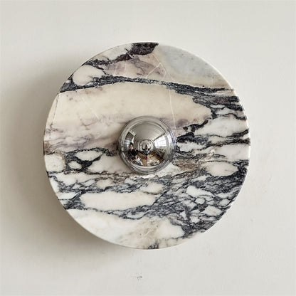 Isolde Round Marble Wall Sconce
