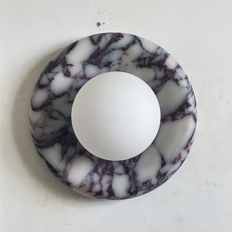 Solene Purple Marble Wall Sconce