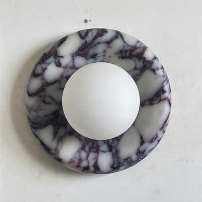 Solene Purple Marble Wall Sconce