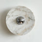 Isolde Round Marble Wall Sconce