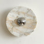 Isolde Round Marble Wall Sconce