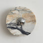Isolde Round Marble Wall Sconce