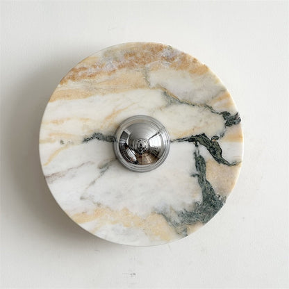 Isolde Round Marble Wall Sconce