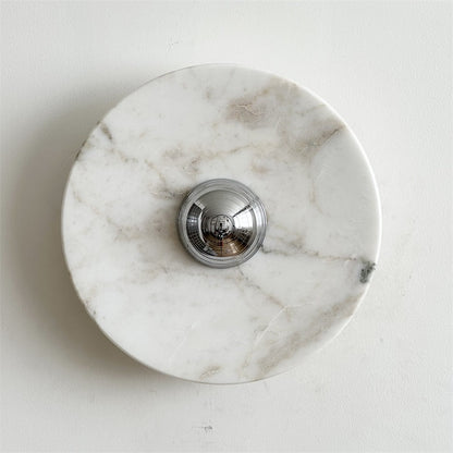 Isolde Round Marble Wall Sconce