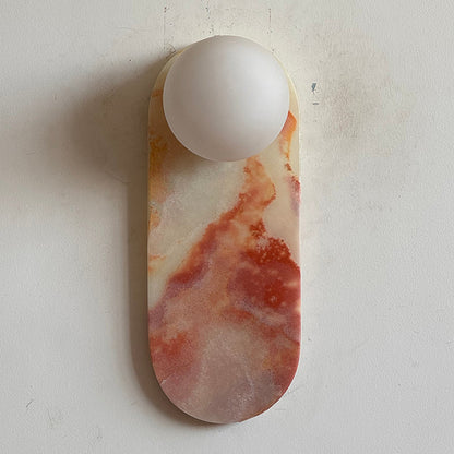 Marisol Cyan Onyx Wall Sconce