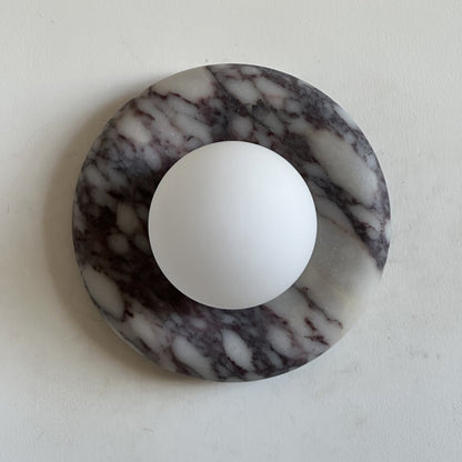 Solene Purple Marble Wall Sconce