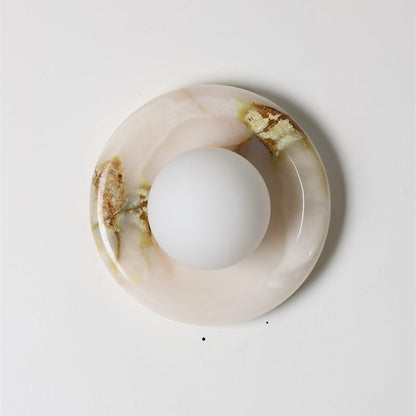 Solene White Onyx Wall Sconce