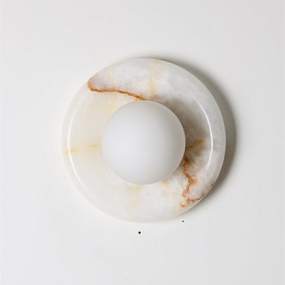 Solene White Onyx Wall Sconce