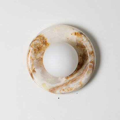 Solene White Onyx Wall Sconce