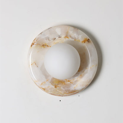 Solene White Onyx Wall Sconce