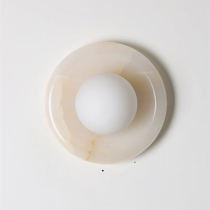 Solene White Onyx Wall Sconce