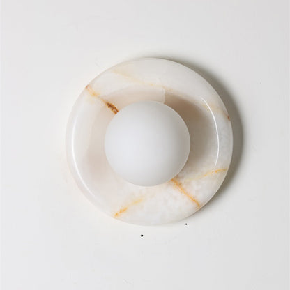 Solene White Onyx Wall Sconce