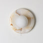 Solene White Onyx Wall Sconce