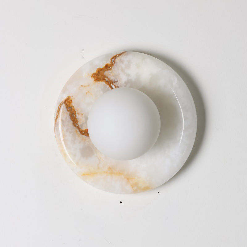 Solene White Onyx Wall Sconce