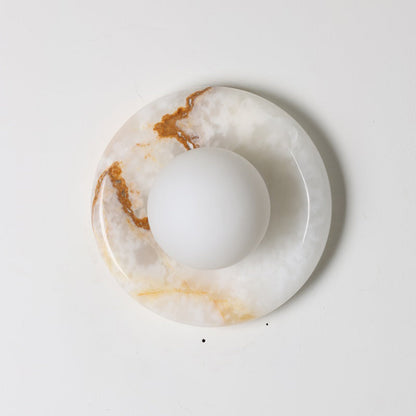 Solene White Onyx Wall Sconce