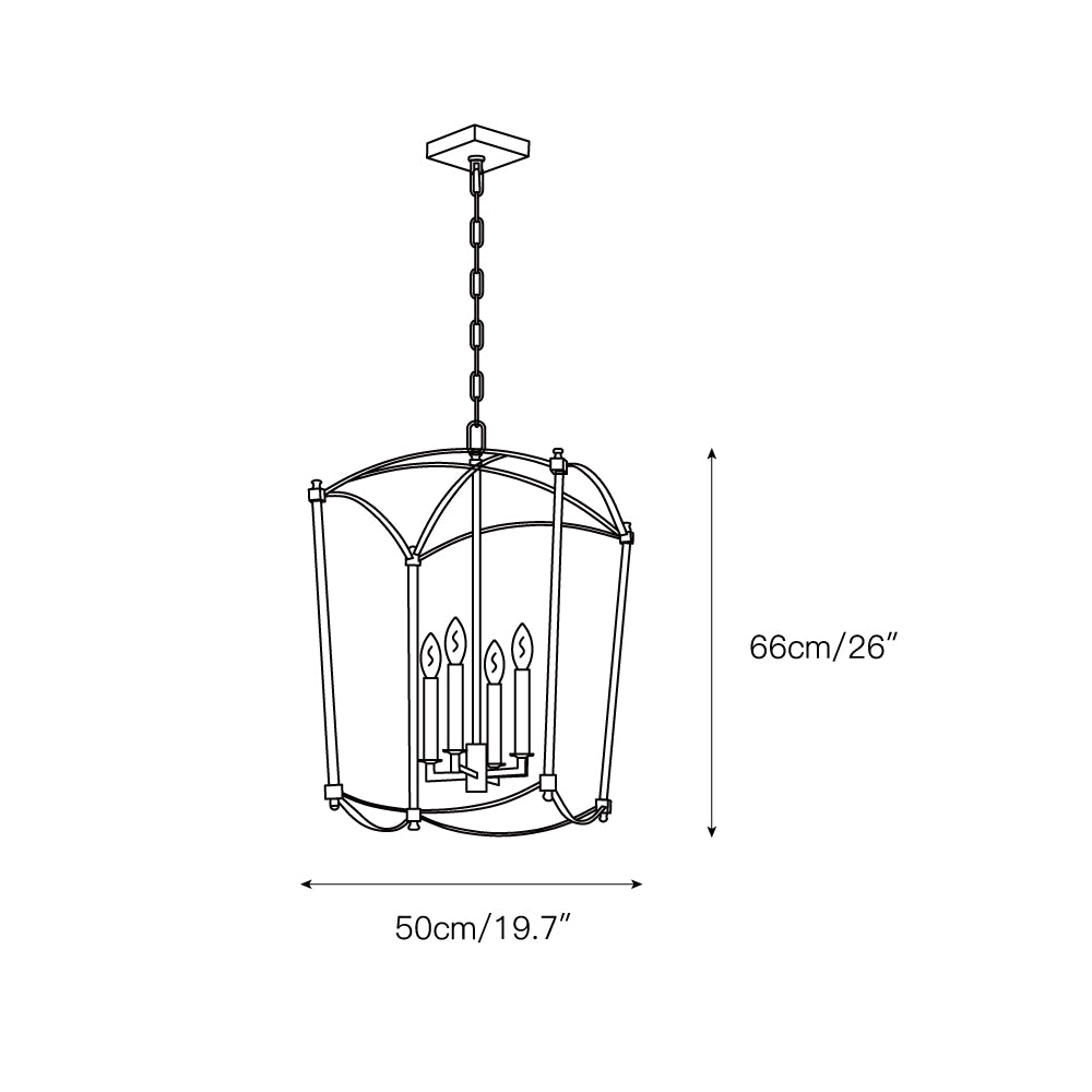 Veronica Lantern Pendant Lamp