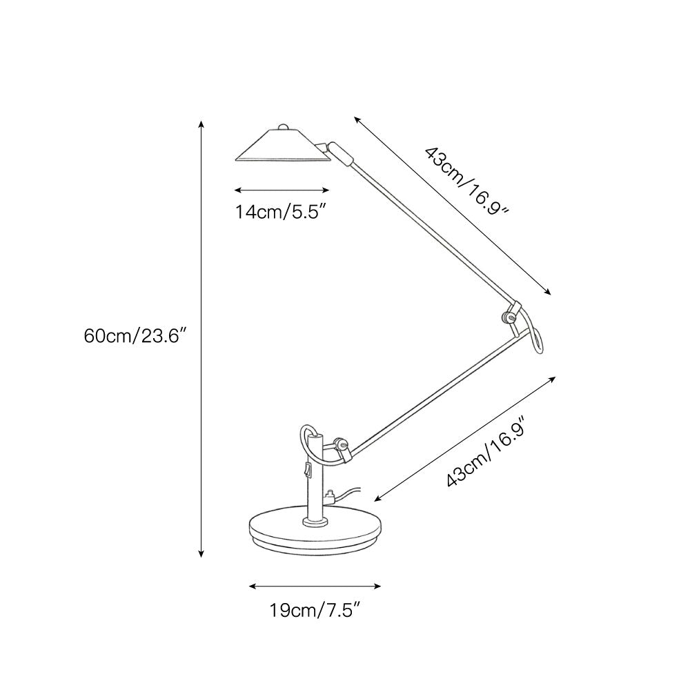 Jovon Adjustable Table Lamp