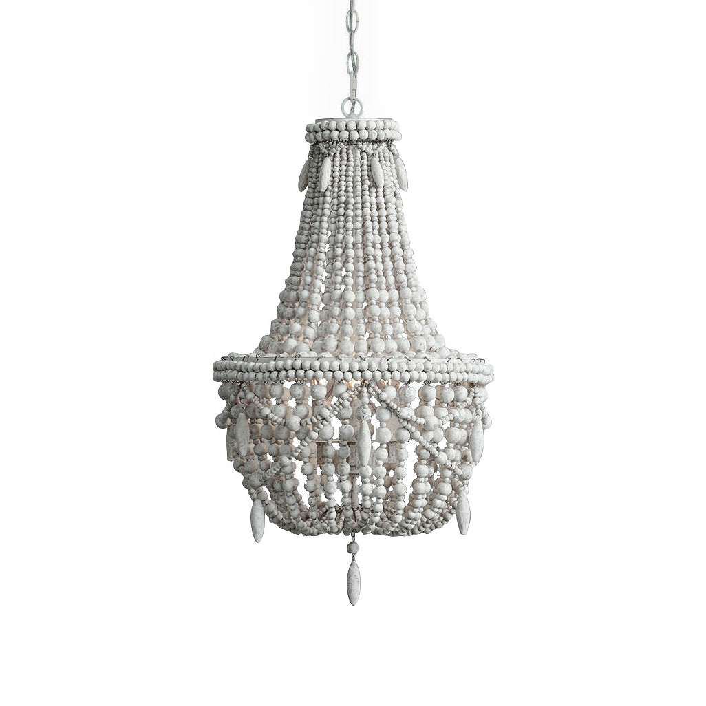 Yarara Wood Bead Chandelier