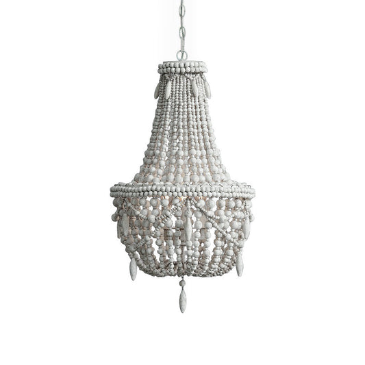 Yarara Wood Bead Chandelier
