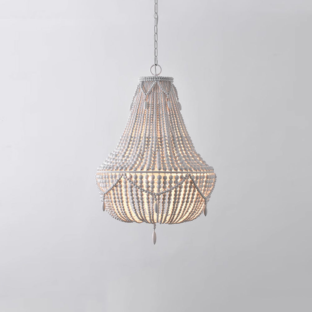 Yarara Wood Bead Chandelier