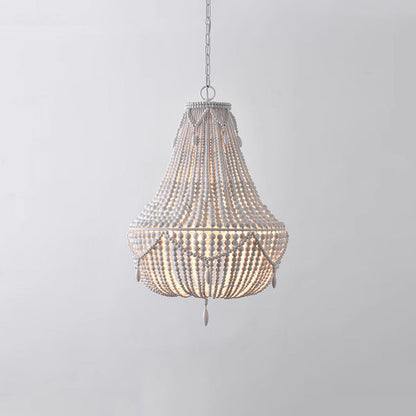 Yarara Wood Bead Chandelier