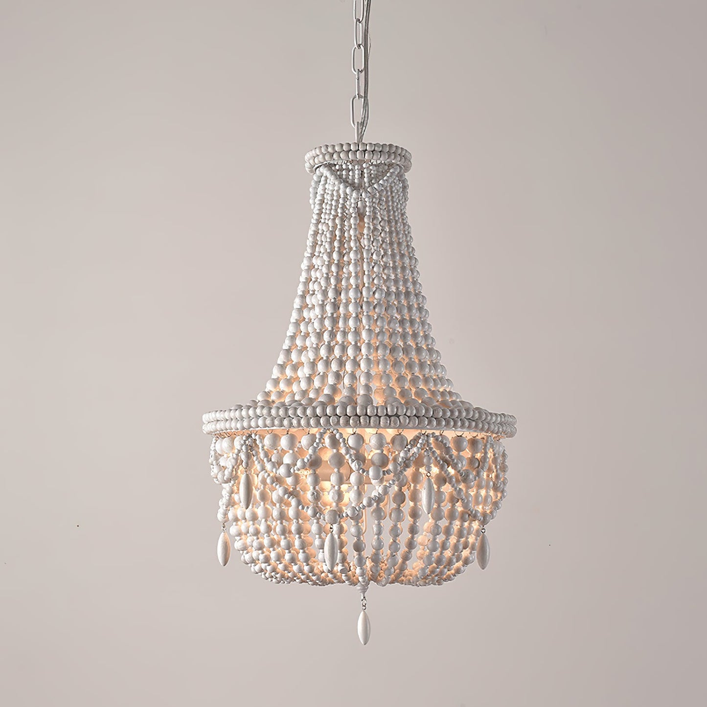 Yarara Wood Bead Chandelier