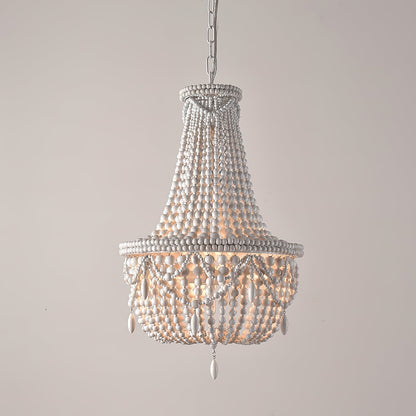 Yarara Wood Bead Chandelier