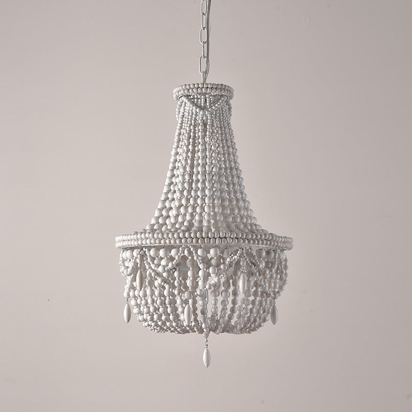 Yarara Wood Bead Chandelier