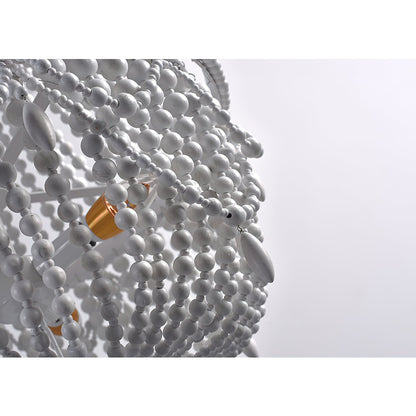 Yarara Wood Bead Chandelier