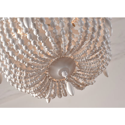Yarara Wood Bead Chandelier