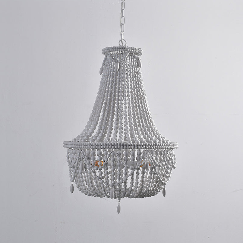 Yarara Wood Bead Chandelier
