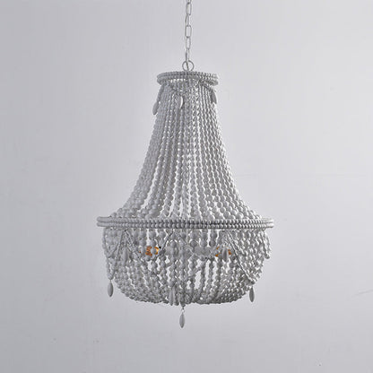 Yarara Wood Bead Chandelier