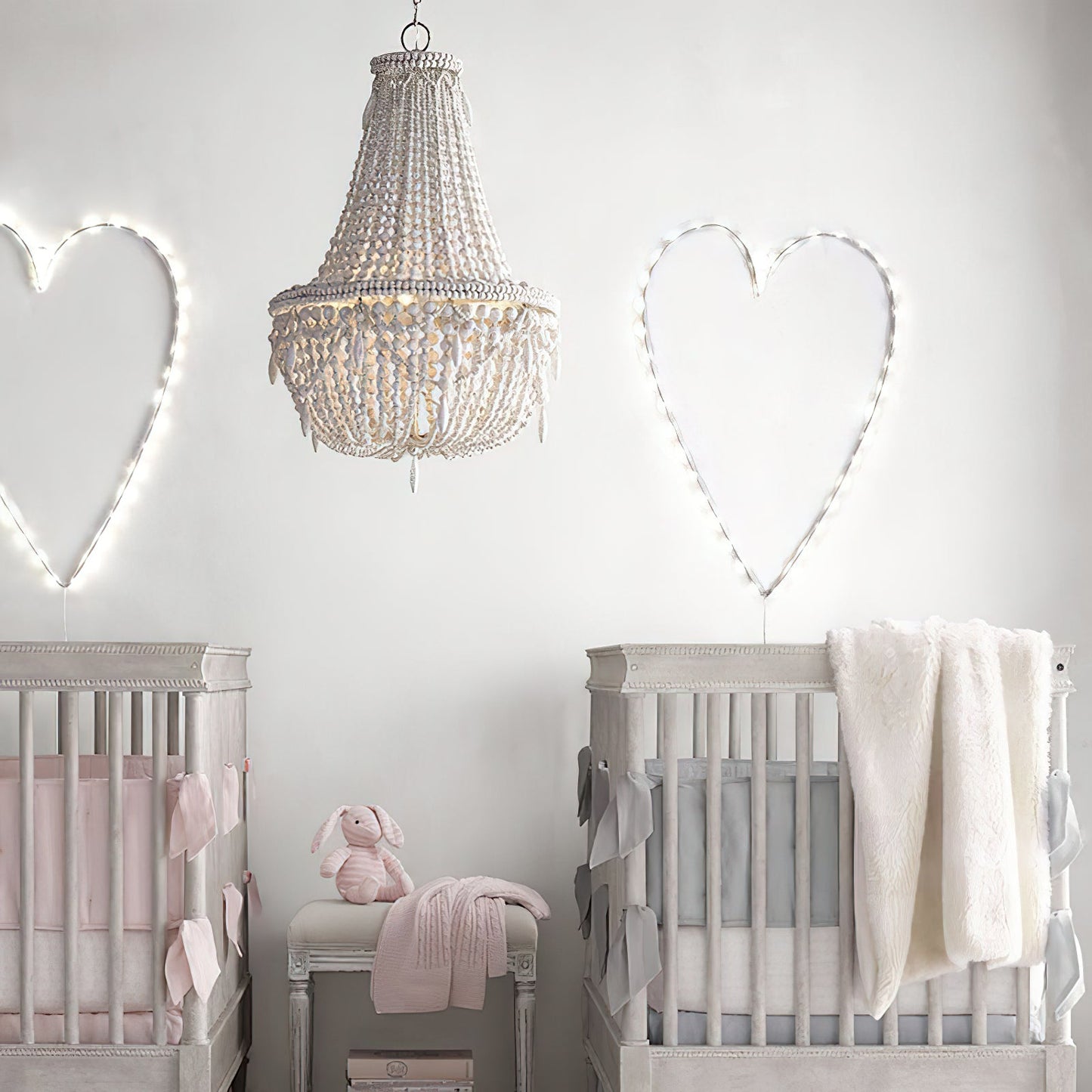 Yarara Wood Bead Chandelier