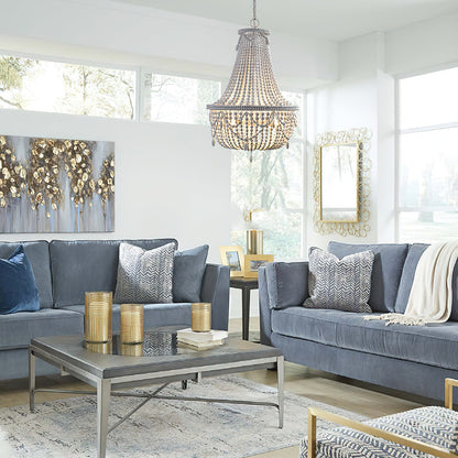 Yarara Wood Bead Chandelier