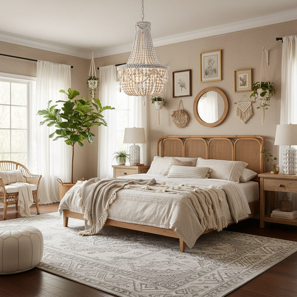 Yarara Wood Bead Chandelier