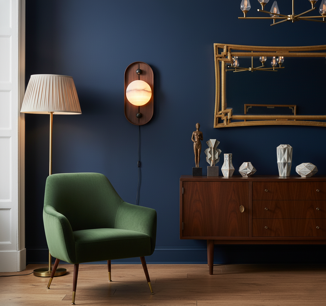Doran Alabaster Plug-in Wall Lamp