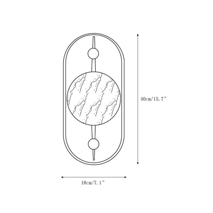 Doran Alabaster Wall Lamp