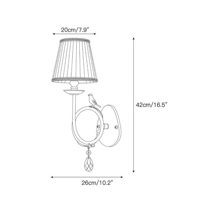 Calara Fabric Wall Sconce
